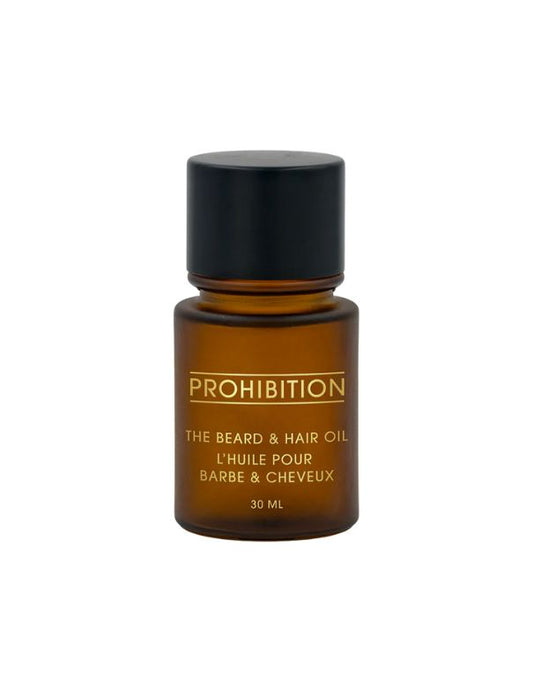 Huile pour barbe et cheveux Prohibition Wellness - 30 ml