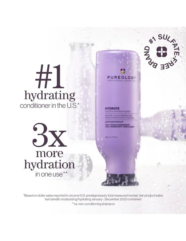 Après-shampoing hydratant Pureology - 266 ml
