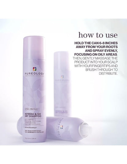 Pureology Style and Protect Refresh & Go Dry Shampoo - 150g