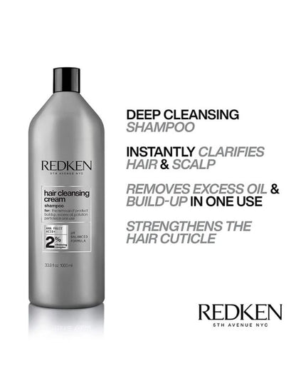 Redken Hair Cleansing Cream Clarifying Shampoo - 1L