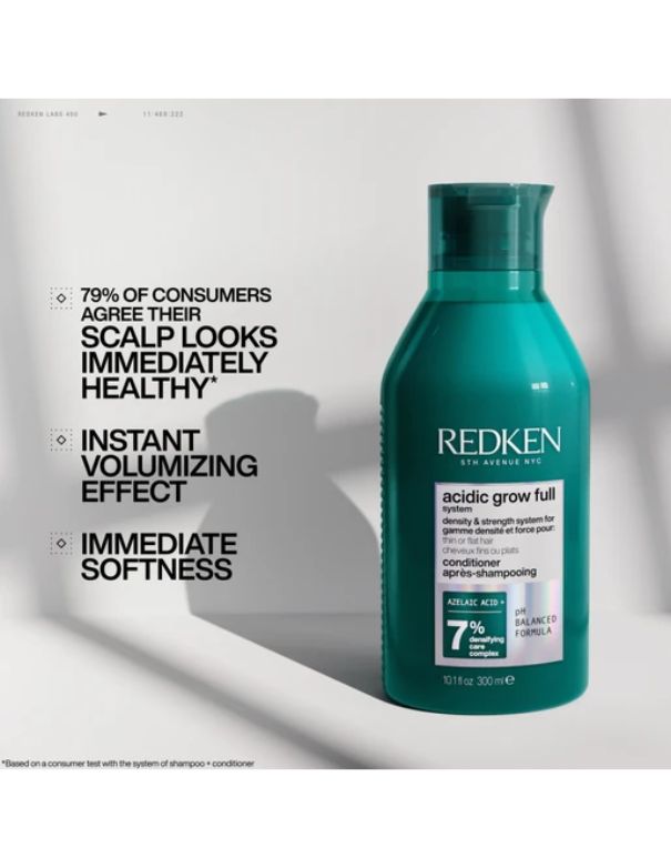Revitalisant densifiant Redken Acidic Grow Full - 300 ml