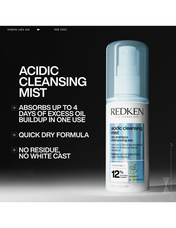 Redken Acidic Cleansing Mist Dry Shampoo - 100ml