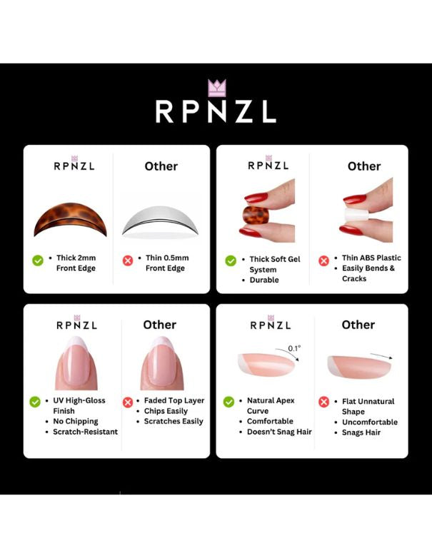 RPNZL Press-on Nail Kit - Cappuccino