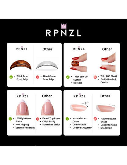RPNZL Press-on Nail Kit - Cappuccino