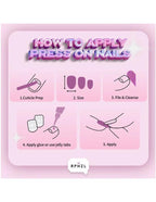 Kit de pose d'ongles à coller RPNZL - Queen