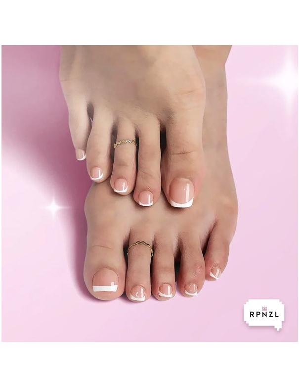 Kit de pose d'ongles à coller RPNZL - Vanille française