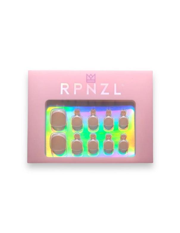 Kit de pose d'ongles à coller RPNZL - Vanille française