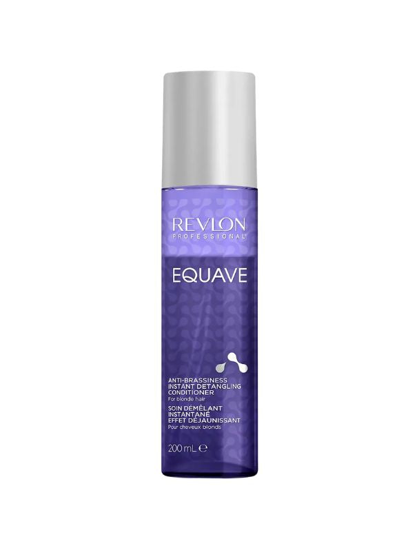 Revlon Equave Anti-Jaunissement Démêlant Instantané Sans Rinçage pour Cheveux Blonds - 200ml