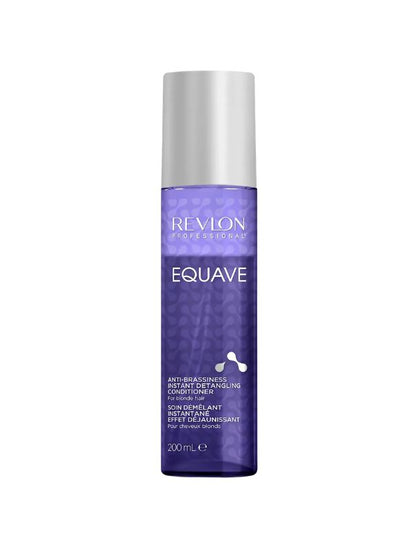 Revlon Equave Anti-Jaunissement Démêlant Instantané Sans Rinçage pour Cheveux Blonds - 200ml