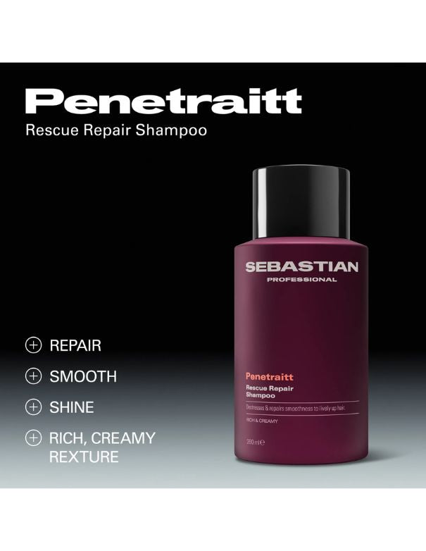Sebastian Penetraitt Rescue Repair Shampoo - 280ml