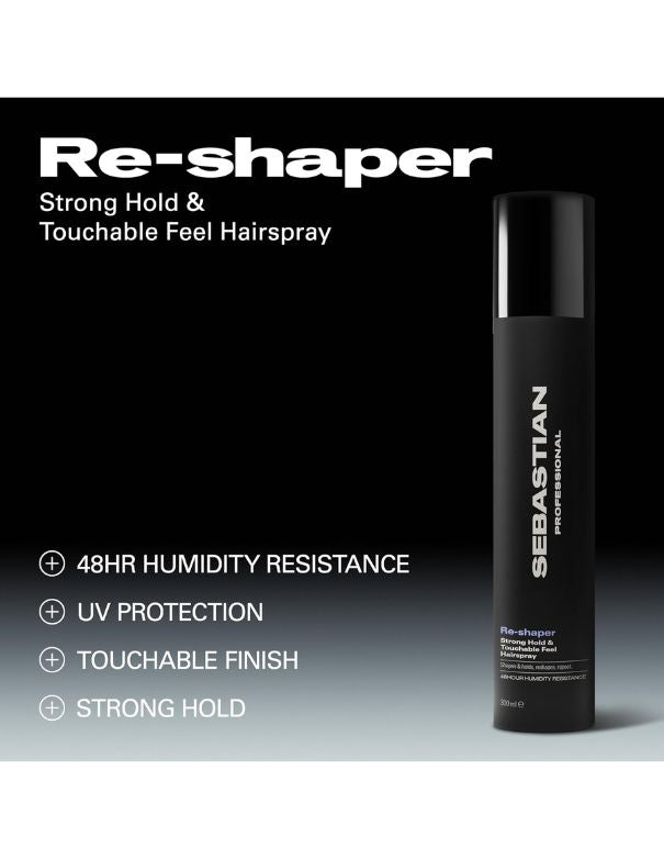Sebastian Reshaper Strong Hold and Touchable Feel Hairspray - 300ml