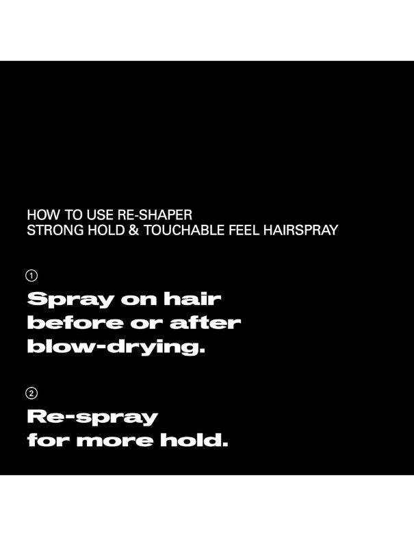Sebastian Reshaper Strong Hold and Touchable Feel Hairspray - 300ml