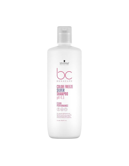 BC Bonacure pH 4.5 Color Freeze Silver Micellar Shampoo - 1L