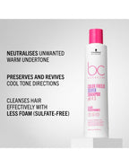 Shampoing micellaire argenté Color Freeze BC Bonacure pH 4,5 - 1 L