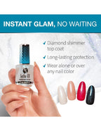 Seche FX Diamond Effect Top Coat Blue - 14ml