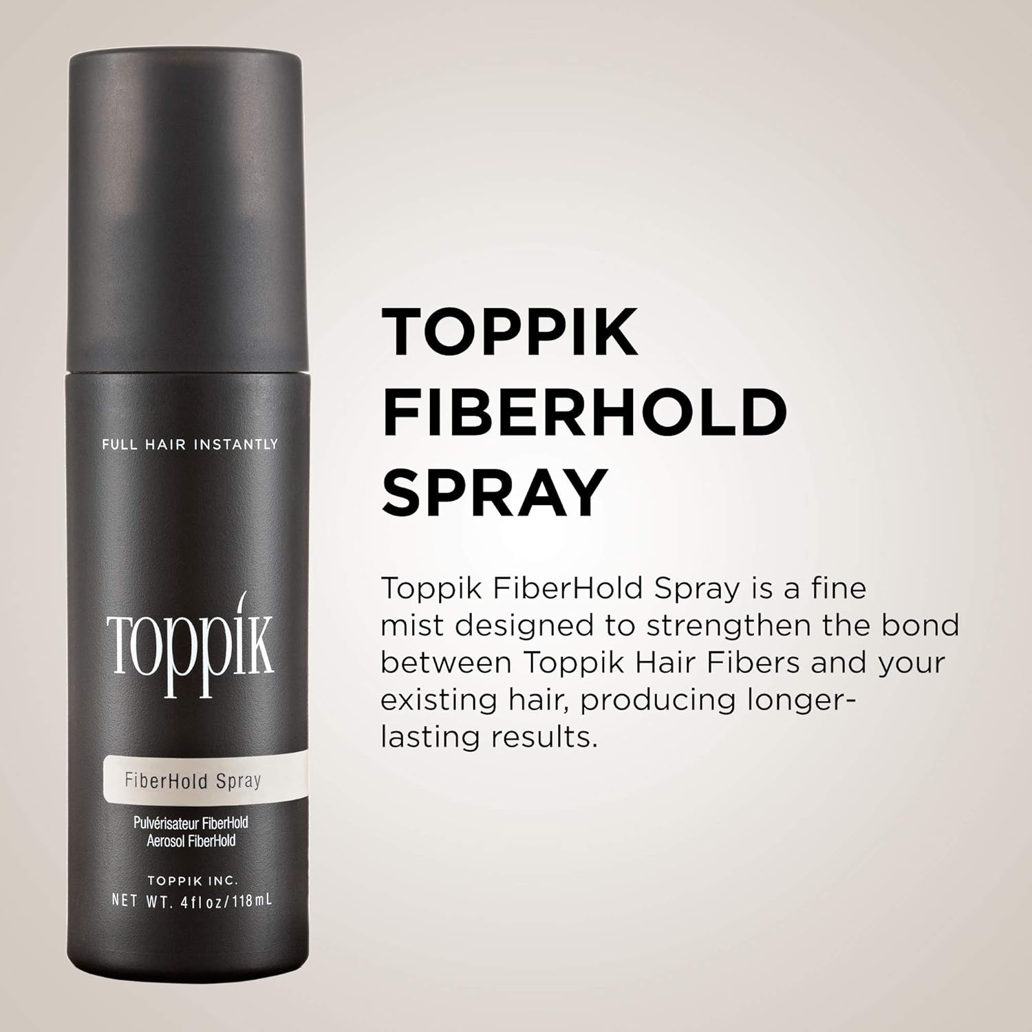 Toppik FiberHold Spray – Strong Hold Spray for Hair Building