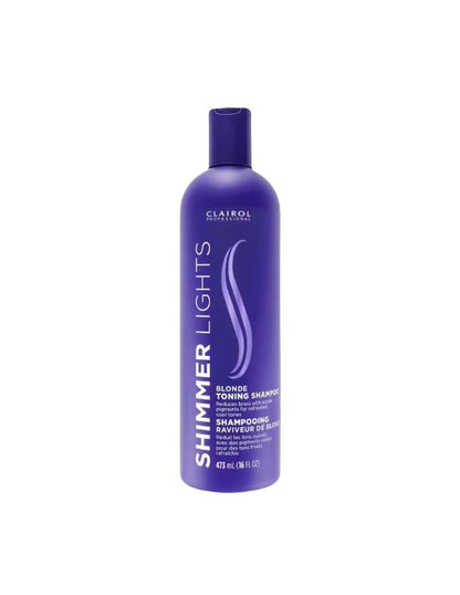 Clairol Shimmer Lights Shampoing Tonifiant pour Cheveux Blonds - 473ml